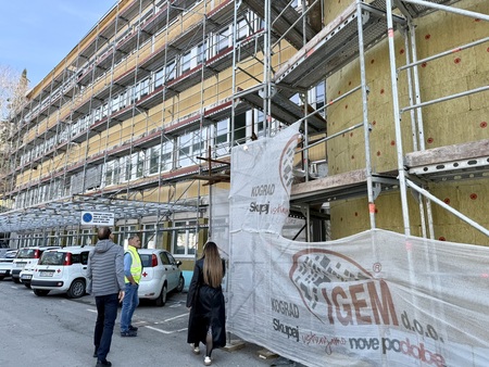 Nadgradnja ZD ogled gradbišča (2)